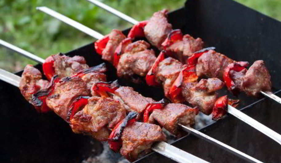 Рецепт шашлыка с имбирем и сладким перцем