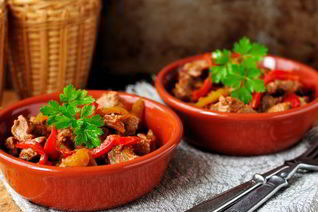 Шашлык с киви в мультиварке