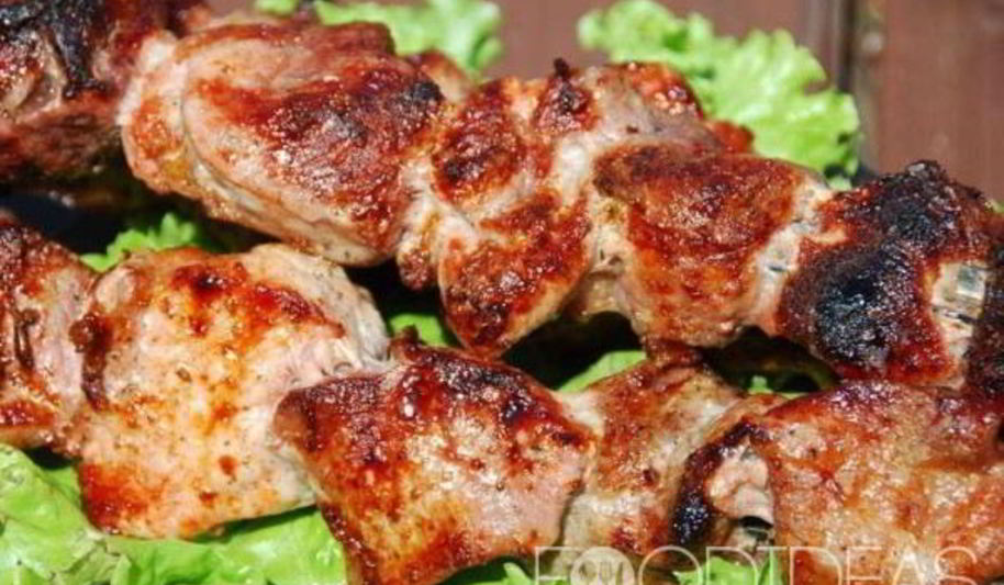 Рецепт шашлыка с киви