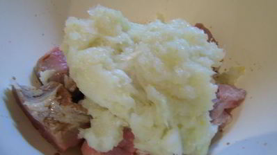 шашлык в терияки и луке