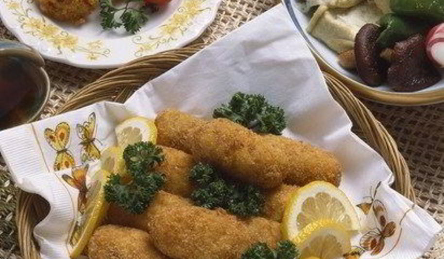 Рецепт шашлыков из кальмаров в корочке из пармезана