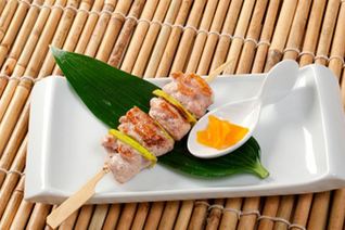 Японский куриный шашлык