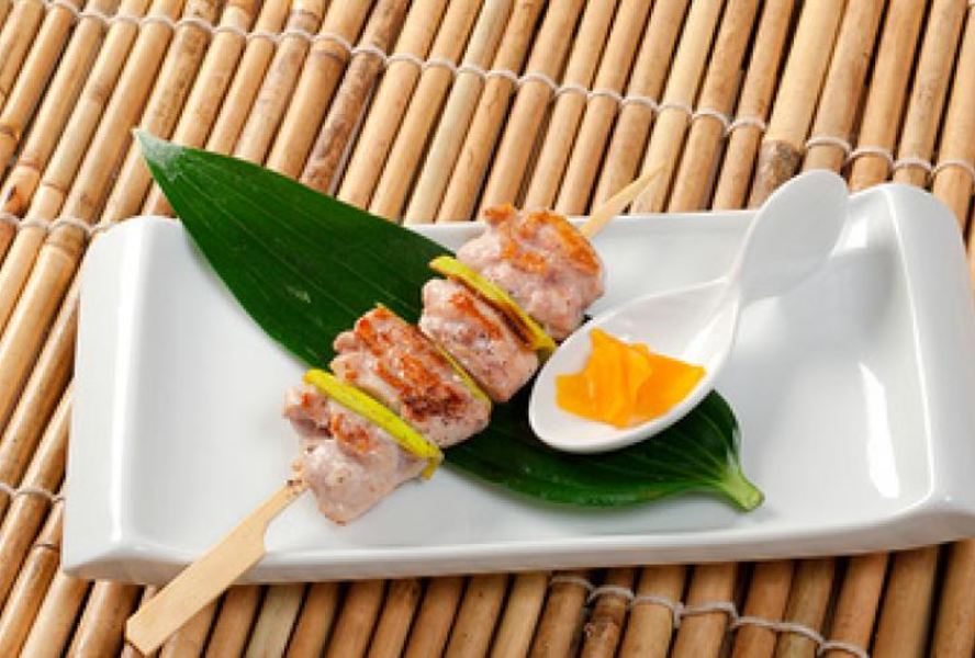 Японский куриный шашлык