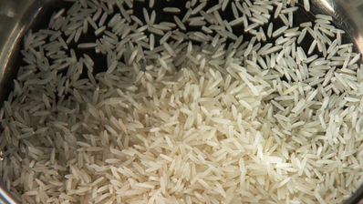 куриный шницель с рисовым драником