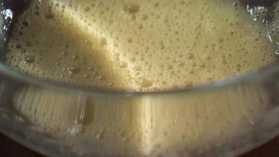 пюре из цветной капусты с оригинальным свиным шницелем