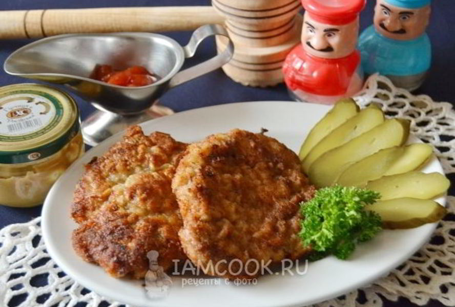 Шницель из говядины