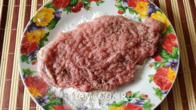 шницель из говядины