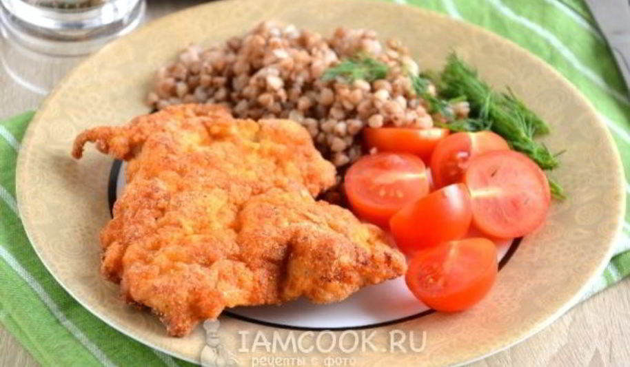Рецепт шницеля из индейки