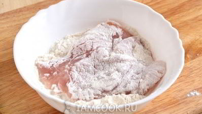 шницель из индейки