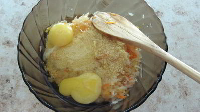 шницель из капусты и моркови