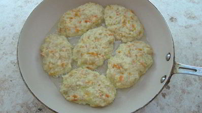 шницель из капусты и моркови