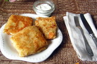 Шницель из капусты с сыром