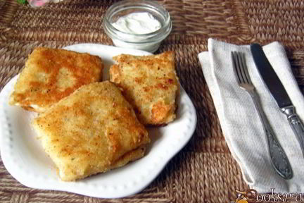 Шницель из капусты с сыром