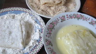 шницель из капусты с сыром