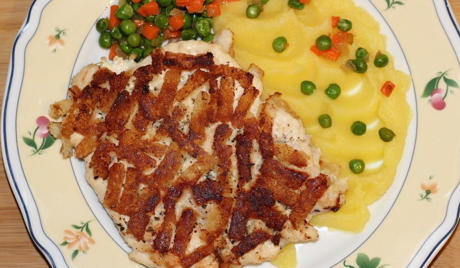 Рецепт шницеля из куриной грудки