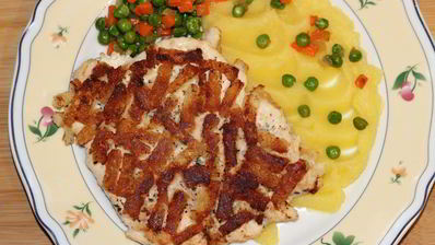 шницель из куриной грудки