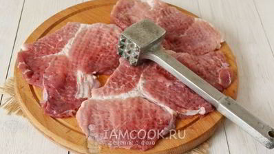 шницель из свинины в духовке