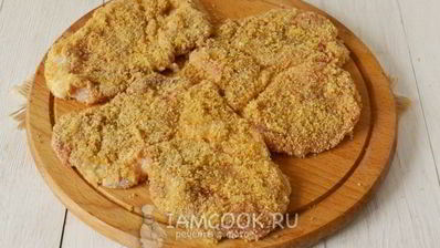 шницель из свинины в духовке