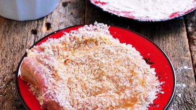 шницель из свиной корейки на кости