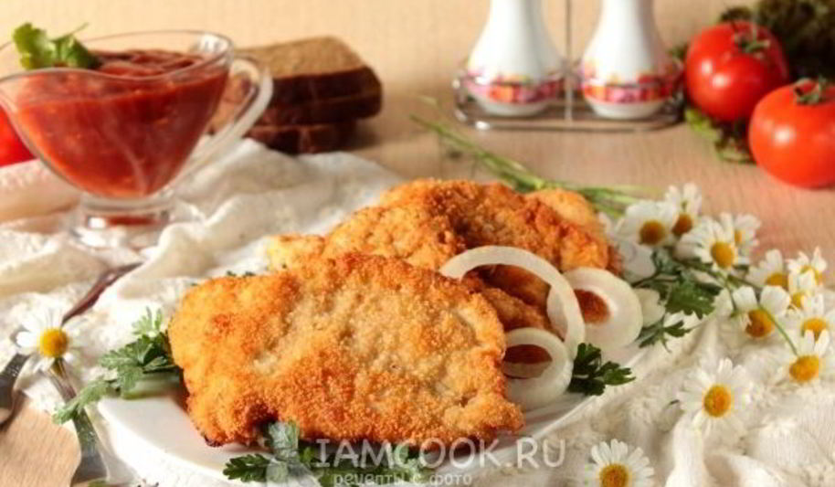 Рецепт шницеля куриного