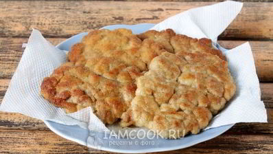 шницель рубленый из свинины