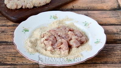 шницель рубленый из свинины