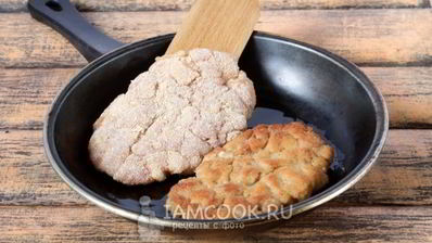 шницель рубленый из свинины