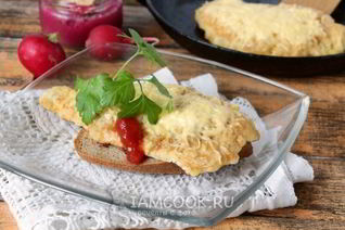 Шницель с сыром