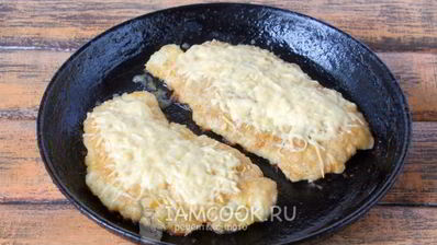 шницель с сыром