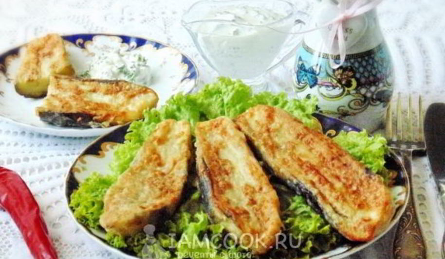 Рецепт шницелей из баклажанов