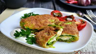 шницели из савойской капусты с сыром