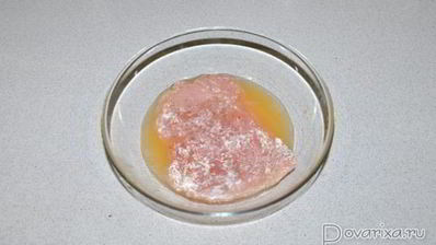 шницели по-венски из филе индейки