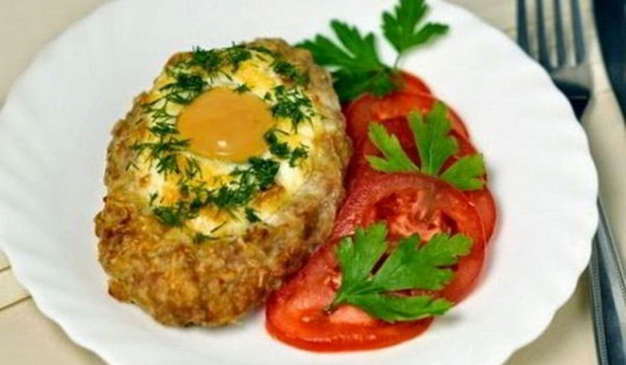 Рецепт шницелей с сыром и яйцом