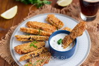 Вегетарианский грибной шницель