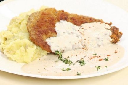 Говяжий стейк по-куриному