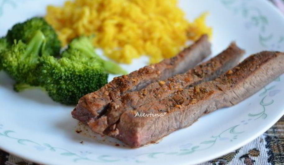 Рецепт стейка флэт-айрон на сковороде