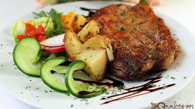 стейк гриль из свиной корейки