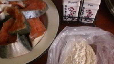 стейк из горбуши на сковороде