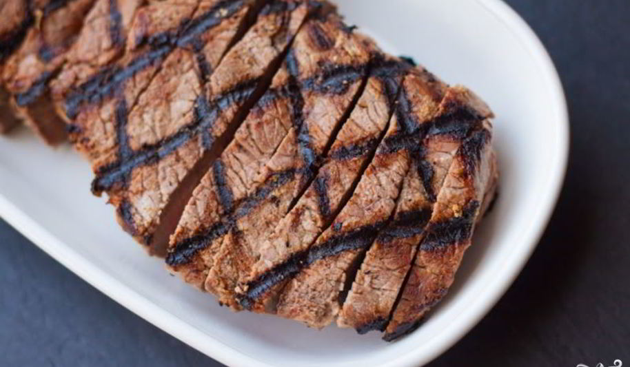 Рецепт стейка из говядины на гриле