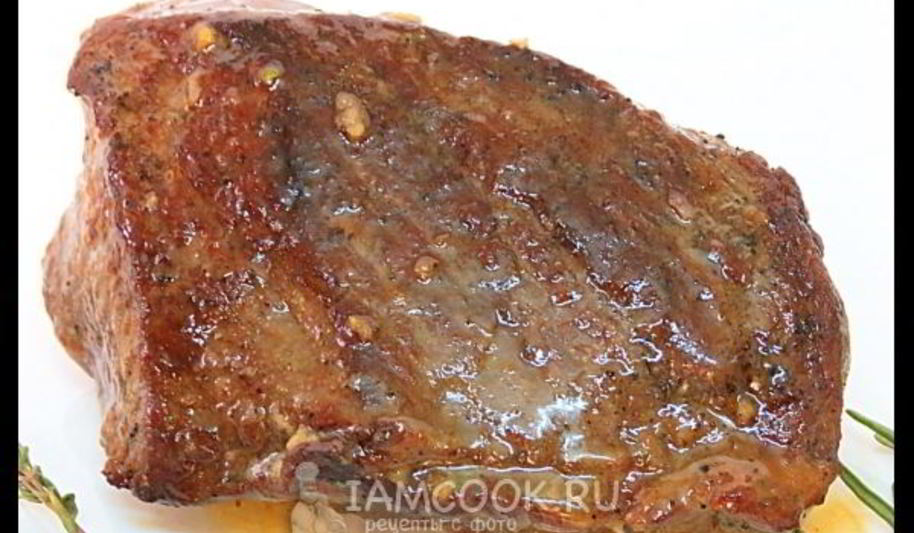 Рецепт стейка из говядины с розмарином и тимьяном