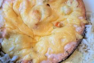 Стейк из семги с сюрпризом