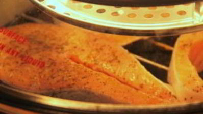 стейк из семги в аэрогриле