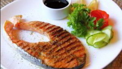 стейк из семги в аэрогриле