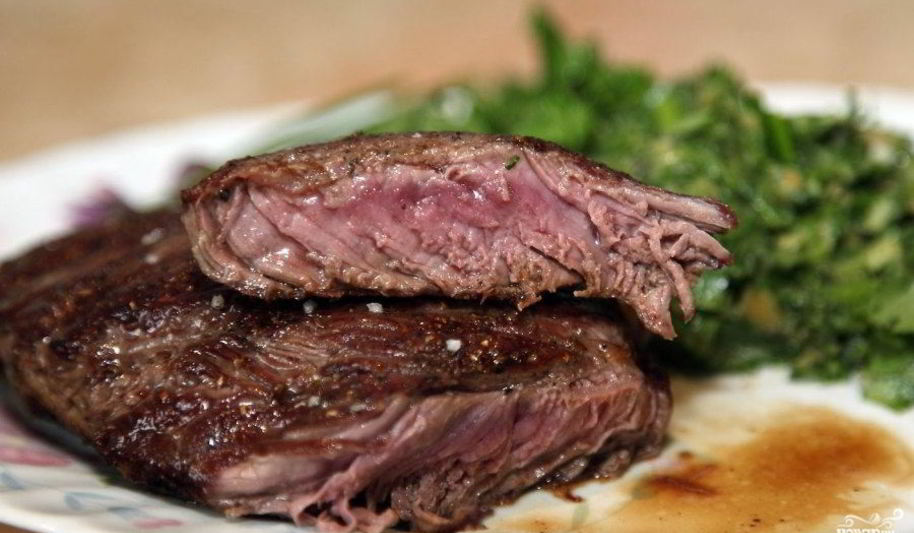 Рецепт стейка из страуса