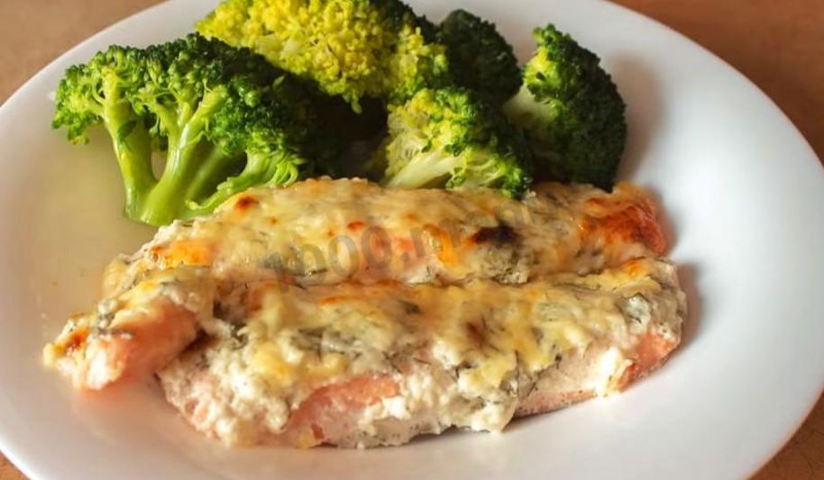 Рецепт стейка лосося в духовке