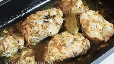 стейк пикши в духовке