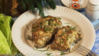 стейк пикши в духовке