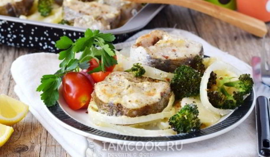 Рецепт стейка трески в духовке