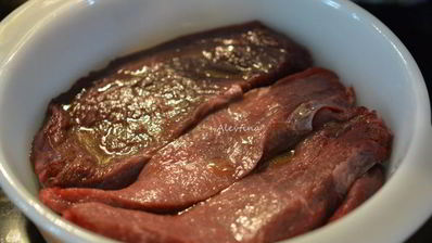 стейк в лаймовом маринаде