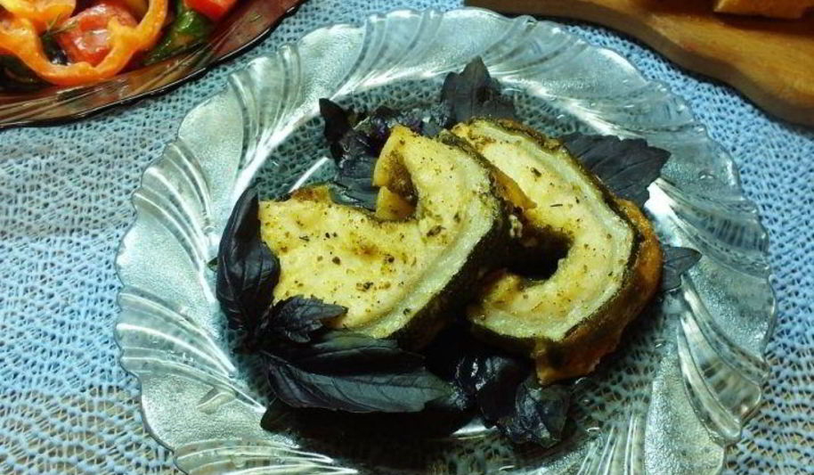 Рецепт стейка зубатки в духовке